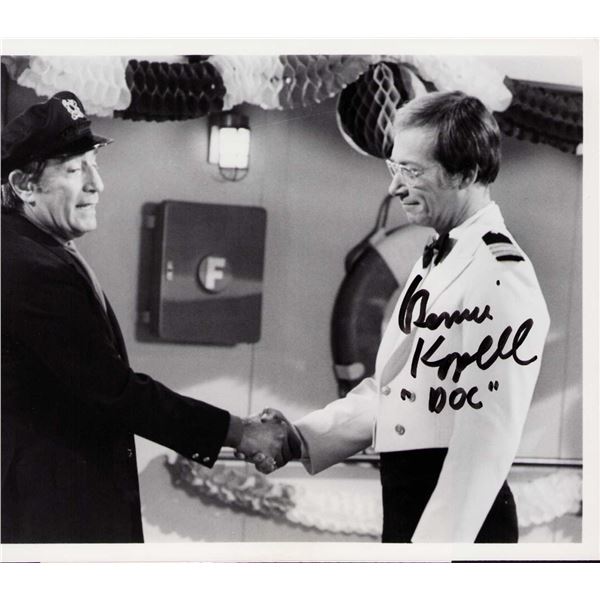 Bernie Koppel signed photo Love Boat