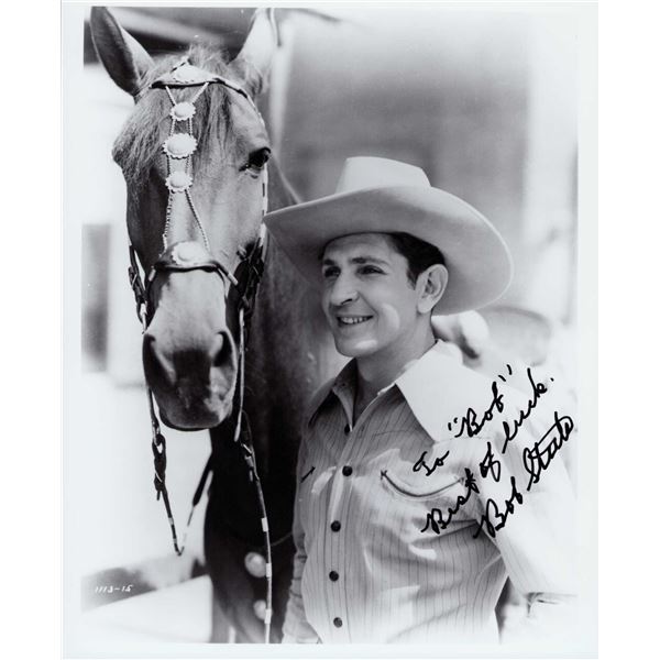 Bob Steele signed photo Western