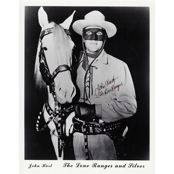 John Hart signed photo Lone Ranger