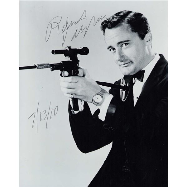Robert Vaughn signed photo Man from Uncle