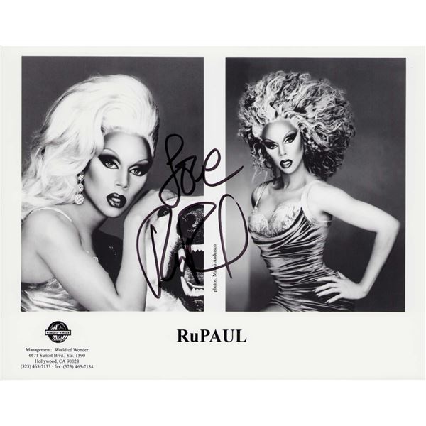 RuPaul signed photo