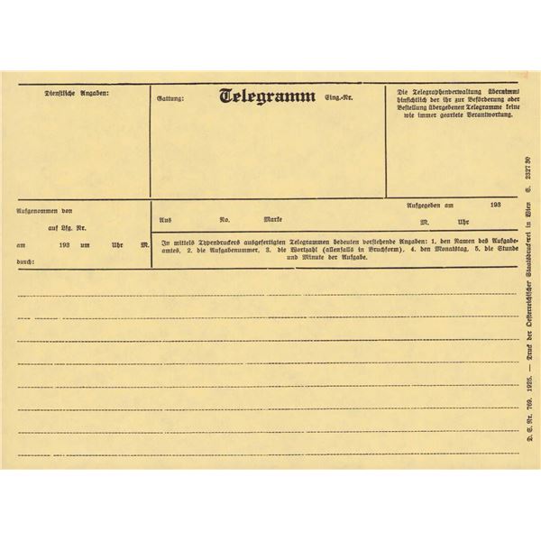 Sound of Music telegram prop