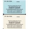 Image 1 : Pleasantville Prop Pair Library card