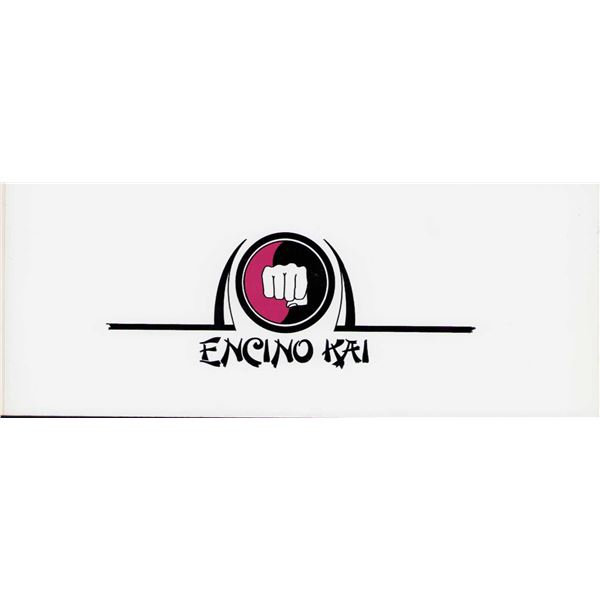 Karate Kid Encino Kai prop decal