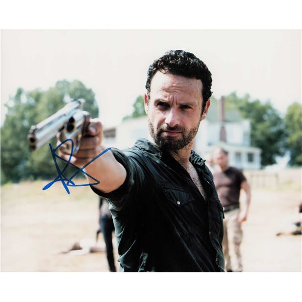 Andrew Lincoln signed photo Walking Dead