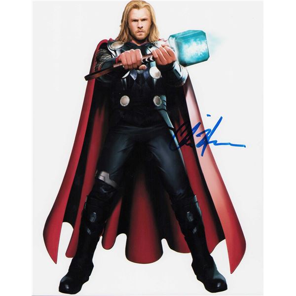 Chris Hemsworth signed photo Thor