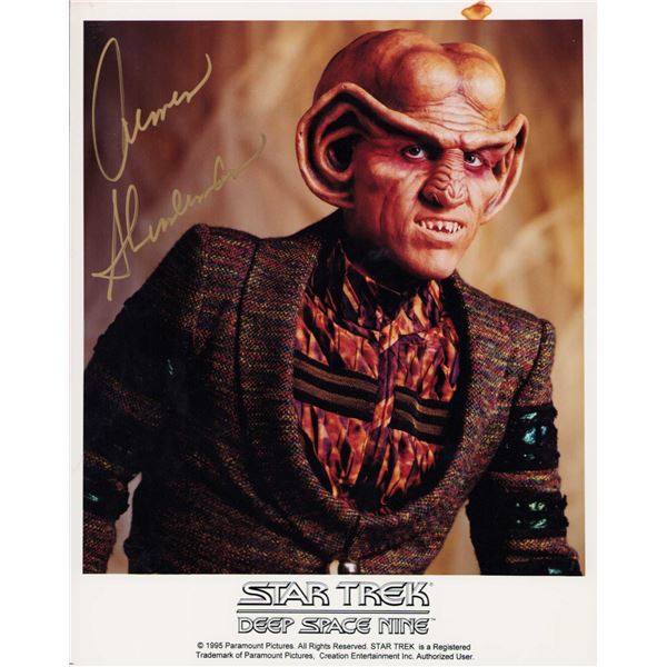 Armin Shimerman signed photo