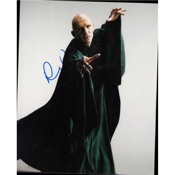 Ralph Fiennes signed photo Harry Potter