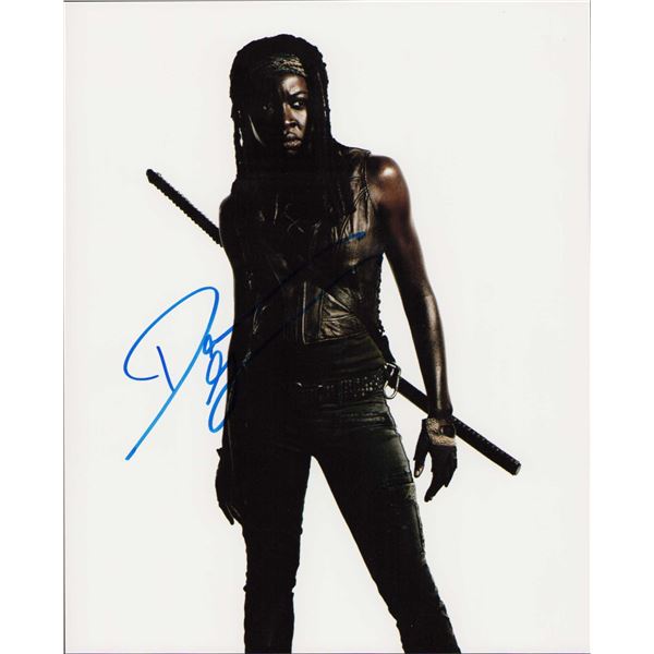 Danai Gurira signed photo Walking Dead