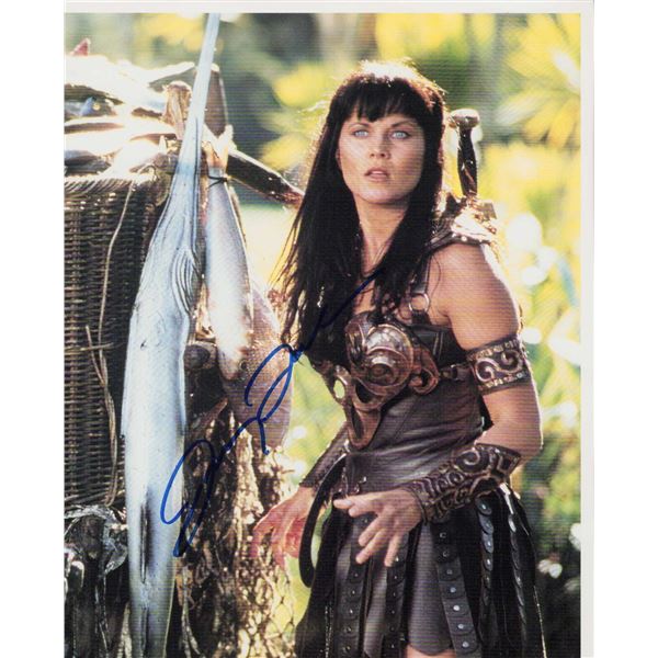 Lucy Lawless signed photo sexy