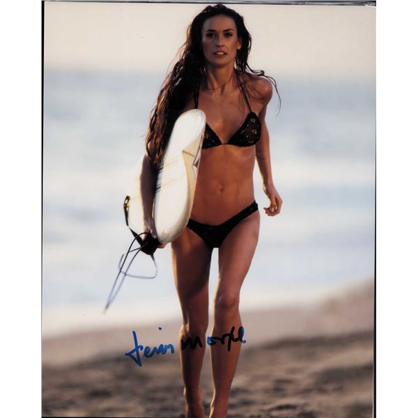 Demi Moore signed photo sexy