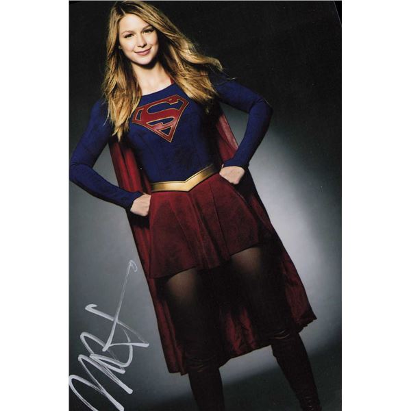 Melissa Benoist signed photo Supergirl