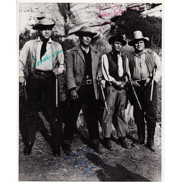 Bonanza cast signed photo
