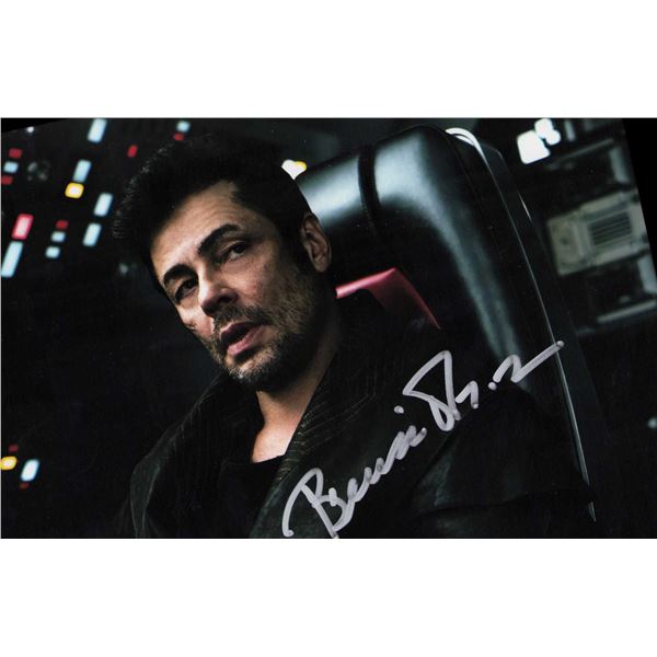 Benicio Del Toro signed photo
