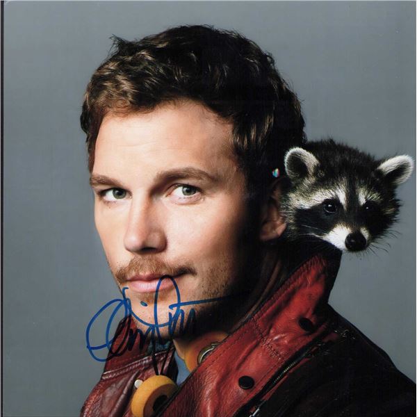 Chris Pratt signed photo Guardians of the Galaxy