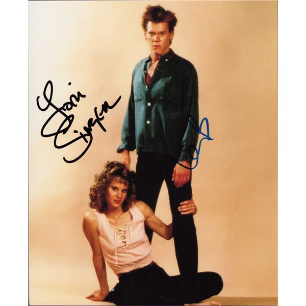 Kevin Bacon/Lori Singer signed photo Footloose