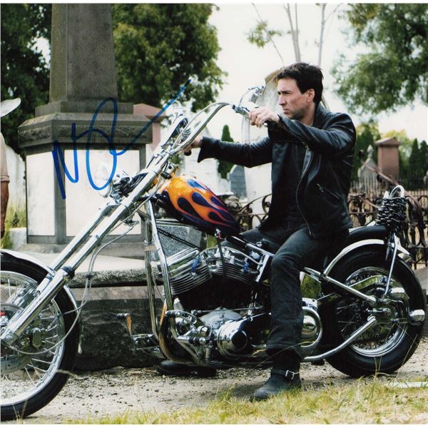 Nicolas Cage signed photo Ghost Rider