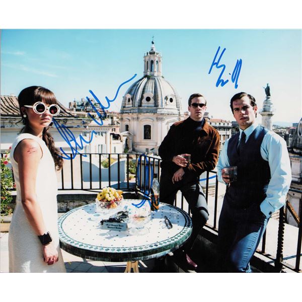 Man From Uncle remake cast signed photo