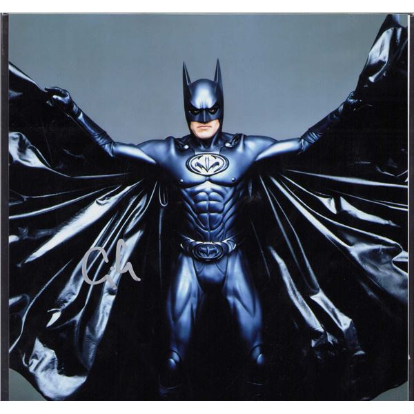 George Clooney signed photo Batman