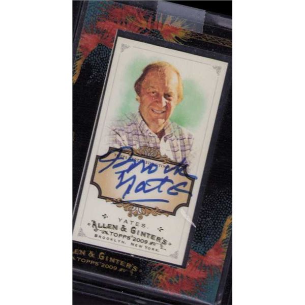 Brock Yates signed card