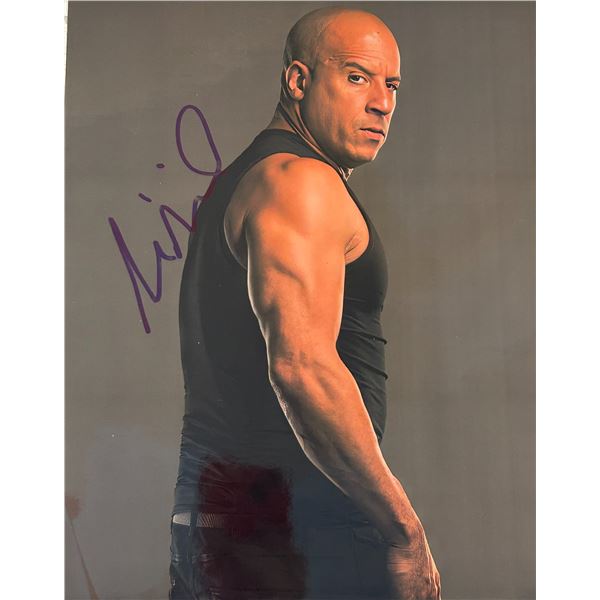 Vin Diesel signed photo Fast & Furious