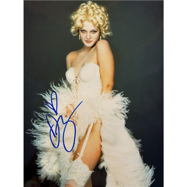 Drew Barrymore signed photo sexy