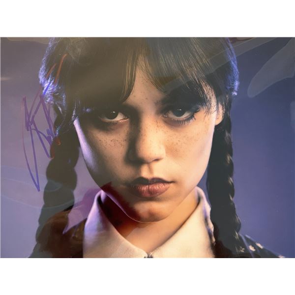 Jenna Ortega signed photo Wednesday
