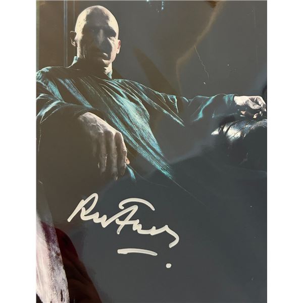 Ralph Fiennes signed photo Harry Potter