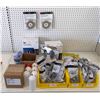 Image 1 : Group of Misc Supplies Including - Stripe Off Wheel, x2 3M Full Facepiece Medium, Anti Fog Lens Glas