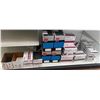 Image 1 : Bottom Shelf of Misc Including - Soft Edge Masking Foam Tape, Flex Hand Pad, Clear Blend Prep Scuff,