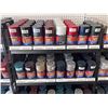 Image 2 : 6 Tier Shelf of Perfect Match Premium Automotive Paint Various Colours (Shelf Included Approx. 57in 