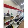 Image 1 : Approx 25-28' peg board and gondola shelves
