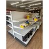 Image 2 : Approx 12' double sided gondola shelving