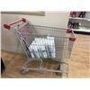 Image 1 : Shopping cart w/surface hygenizing and custom wrap artic white approx 30 pieces