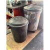 Image 1 : Assorted garbage cans
