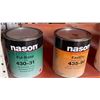 Image 2 : 4 - 1 gallon cans of Nason paint assorted