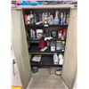 Image 2 : Metal Storage Cabinet w/contents