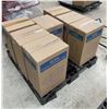 Image 1 : 7 cases of ULINE 11x5.5x5" plastic stackable bins (Yellow)