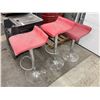 Image 2 : 3 - Red Stools