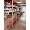 Image 3 : Approx 18' feet metal shelving (DOES NOT INCLUDE CONTENTS)