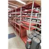 Image 4 : Approx 18' feet metal shelving (DOES NOT INCLUDE CONTENTS)