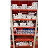 Image 1 : 5 shelves of assorted products both sides