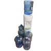 Image 1 : Water Cooler w/6 empty Bottles