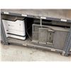 Image 10 : 9 - Shelf lots of assorted paints, tarps, Thinners, printers, Cases, Manuals