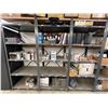 Image 1 : 9 - Shelf lots of assorted paints, tarps, Thinners, printers, Cases, Manuals