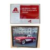 Image 1 : Tin sign w/corvette picture