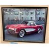 Image 2 : Tin sign w/corvette picture