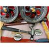 Image 4 : Waterloo Shop Series Tool Chest w/Conents - 50' Hose, Hammer, Screwdrivers, Mini Porshe Wheels, Etc.