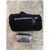 Image 2 : Group of Porshe Including - Porsche RH60X-PORS Tire Gauge w/Hard Cover & Porsche Blanket