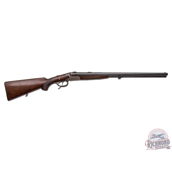 Adolf Loesche Pre-War German Drilling 16x16 GA / 9x72R Combination Gun Shotgun Rifle